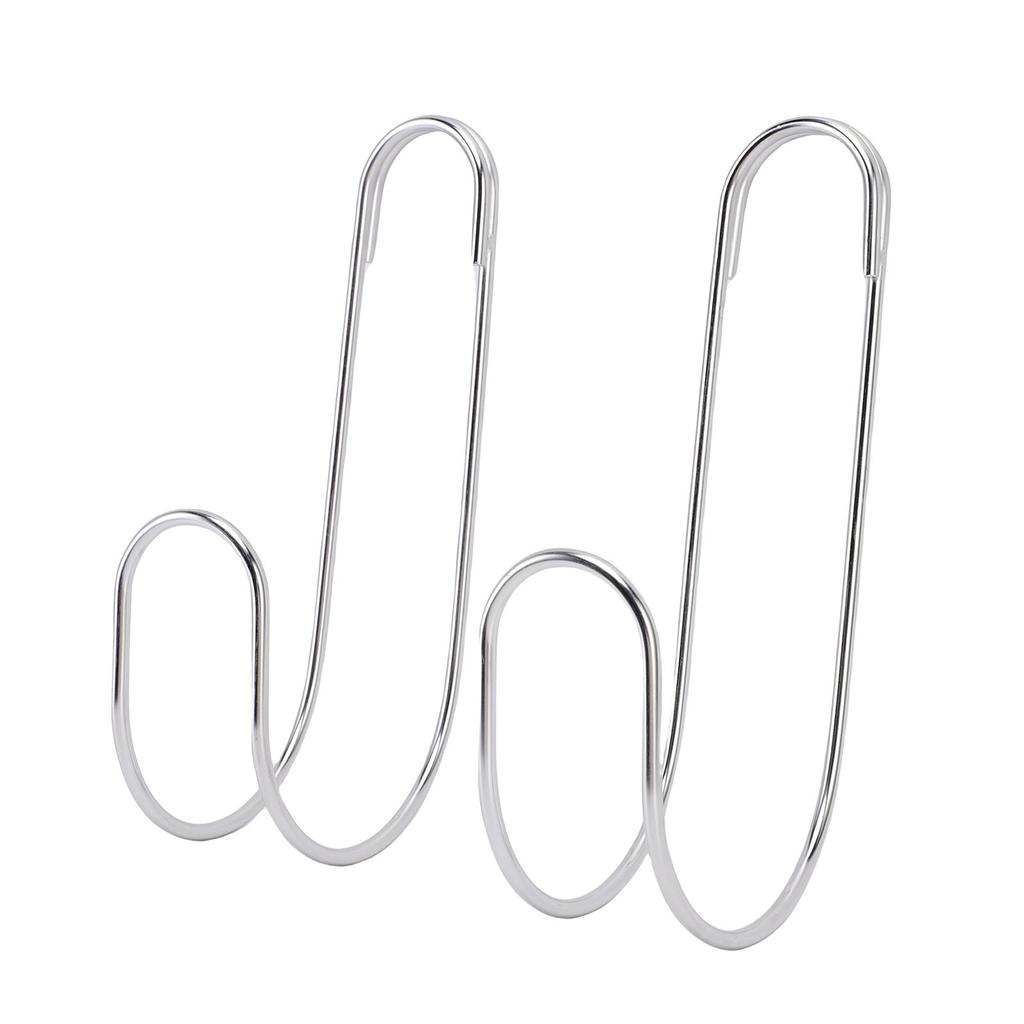 2 Pieces Water Pipe Hook, Strong Load Bring and Flexible Installation 304 Stainless Steel Water Pipe Hook for Drill Cables