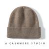Cashmere hats for men and women in autumn and winter, thickened and versatile knitted cashmere hats, headgear hats, stacking hats, ear protectors, col