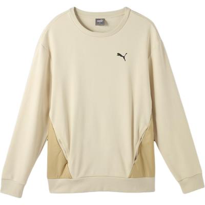 Puma Спортивная повседневная толстовка Open Road Crew TR с круглым вырезом, мягкая и удобная, мужская толстовка, цвет «Белый снег» 686056-87