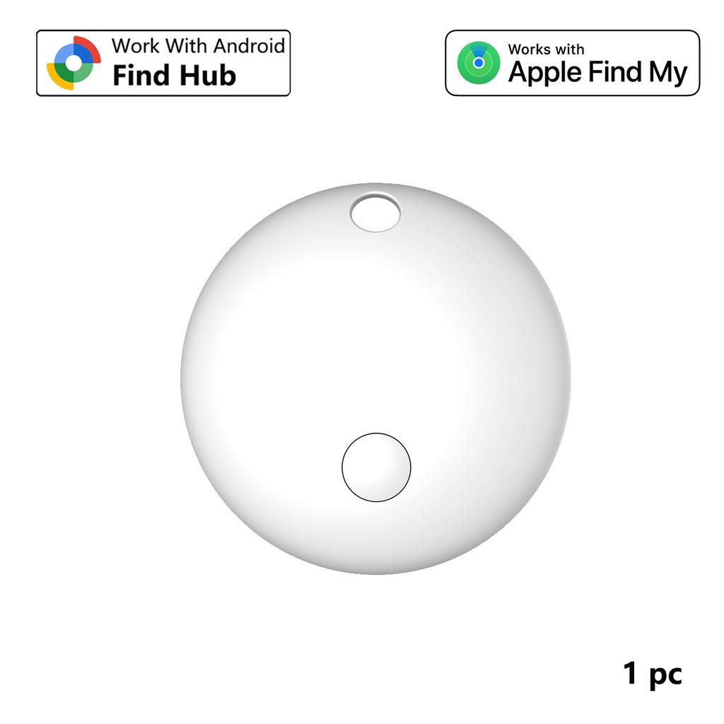 Mini GPS Dual System Tracker For Apple Find My/Android Google Find Hub App Item Finder Bag/Key Locator Smart Bluetooth Tracker 5
