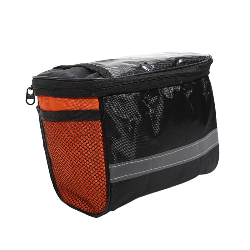 Bicycle Front Handlebar Bag Bike Frame Pannier Organizer Pouch MTB Phone Bags Multifunction Portable Shoulder Bag