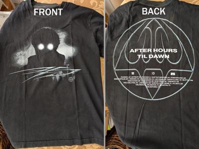 The Weeknd After Hours Til Dawn Tour Мерч 2025 Футболка Двусторонняя Подарок для фаната S-3XL