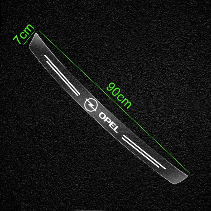 New Car trunk transparent protective sticker For Opel Astra j Insignia Astra Corsa Zafira b Mokka Vivaro Meriva Car Accessories FN6
