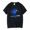 ВИНТАЖНАЯ ФУТБОЛКА ERIC CLAPTON San Francisco Tour Черная Классическая S 5XL с длинным или коротким рукавом винтажная Стираная с принтом Универсальная