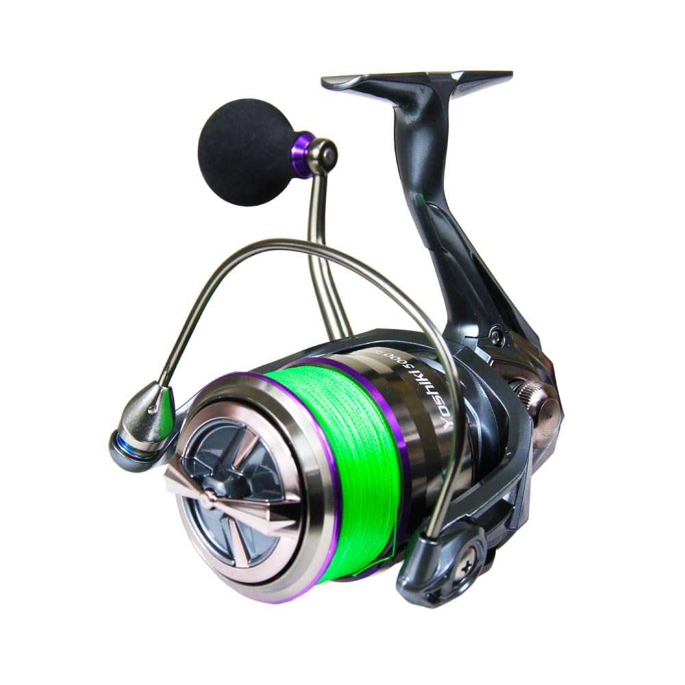 Садковые рыболовные снасти с леской PE Большая спиннинговая катушка YOSHIKI XE5000 Нет. 3 200м включено (ори-781213)