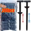 Universal Nylon Cable Tie Buckle Auto Fastener Screw Replacement Clip Car Fender Trunk Engine Guard Panel Wire Management Secure