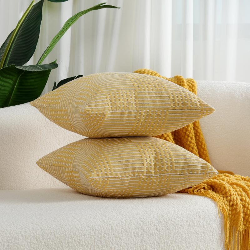 45x45 см одинарная наволочка без наполнителя, простой современный геометрический узор, тканая жаккардовая наволочка из хлопчатобумажной нити, одинарная наволочка без наволочки
