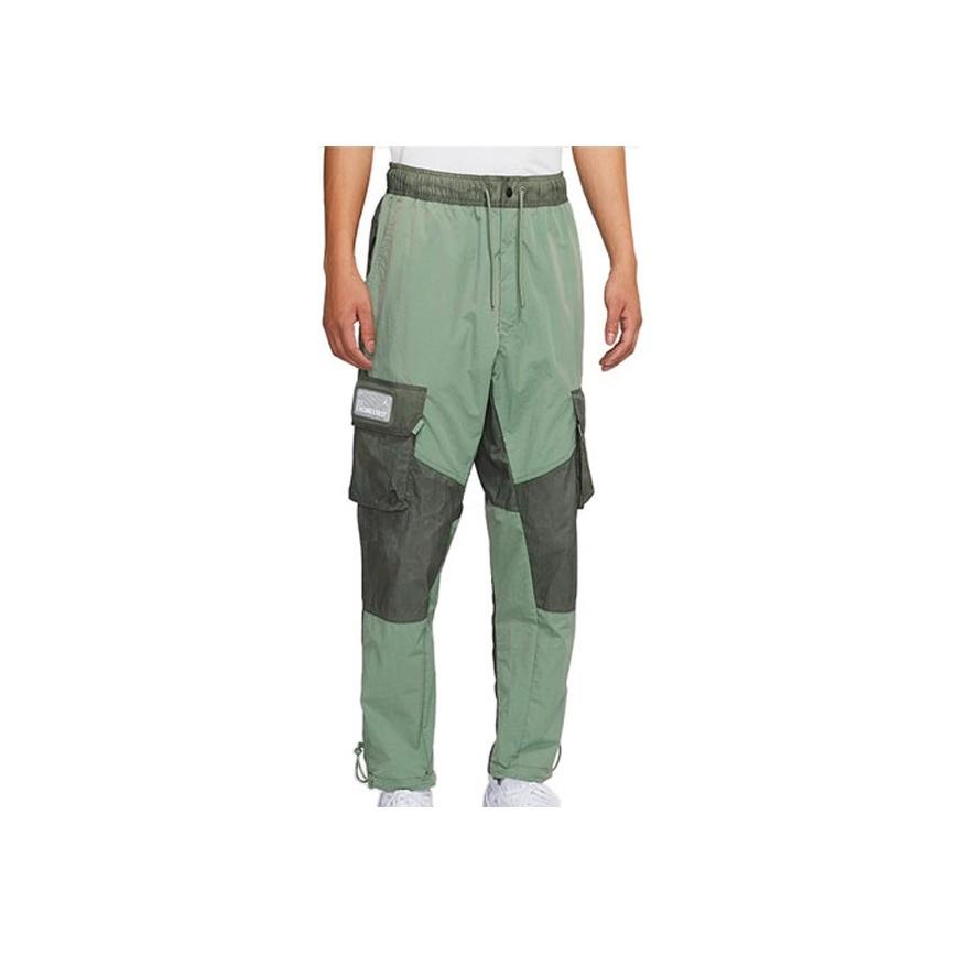Jordan 23 Engineered Лоскутные тканые брюки-карго, мужские брюки Spiral-Sage CK9168-313