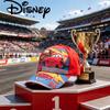Disney Бейсболка Молния МакКуин Автомобильная Защита от Солнца Козырек Дышащий Вязаный Козырек Уличный Повседневный Стиль Крючком Козырек Бейсболка МакКуина