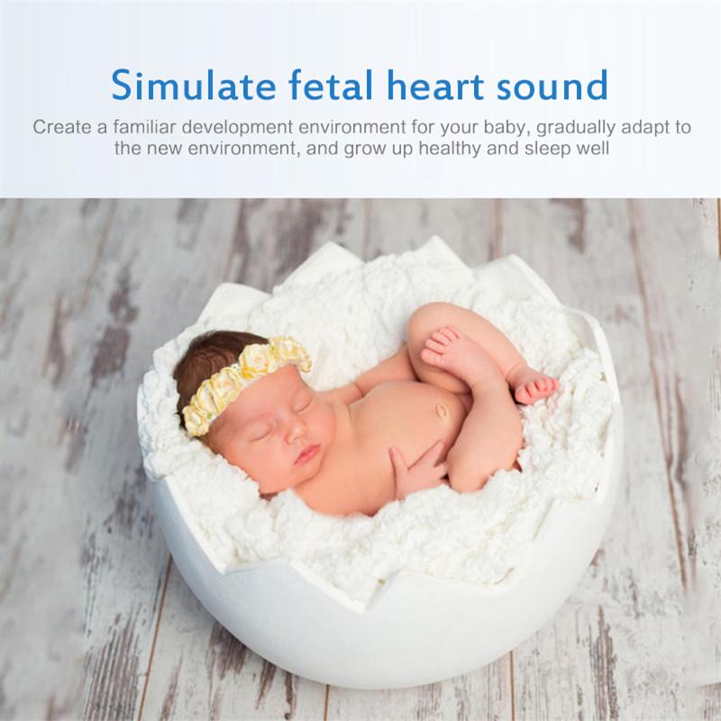 Умная музыка, белый шум, голосовой датчик, перезаряжаемая детская терапия, звуковая машина, пустышка для сна