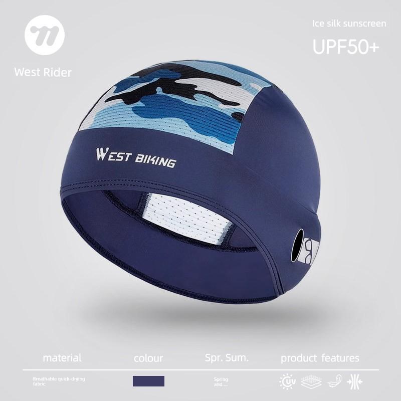 West Rider Summer Ice Silk Cycling Cap Bicycle Sun Protection Headgear Unisex Helmet Liner Breathable Headscarf
