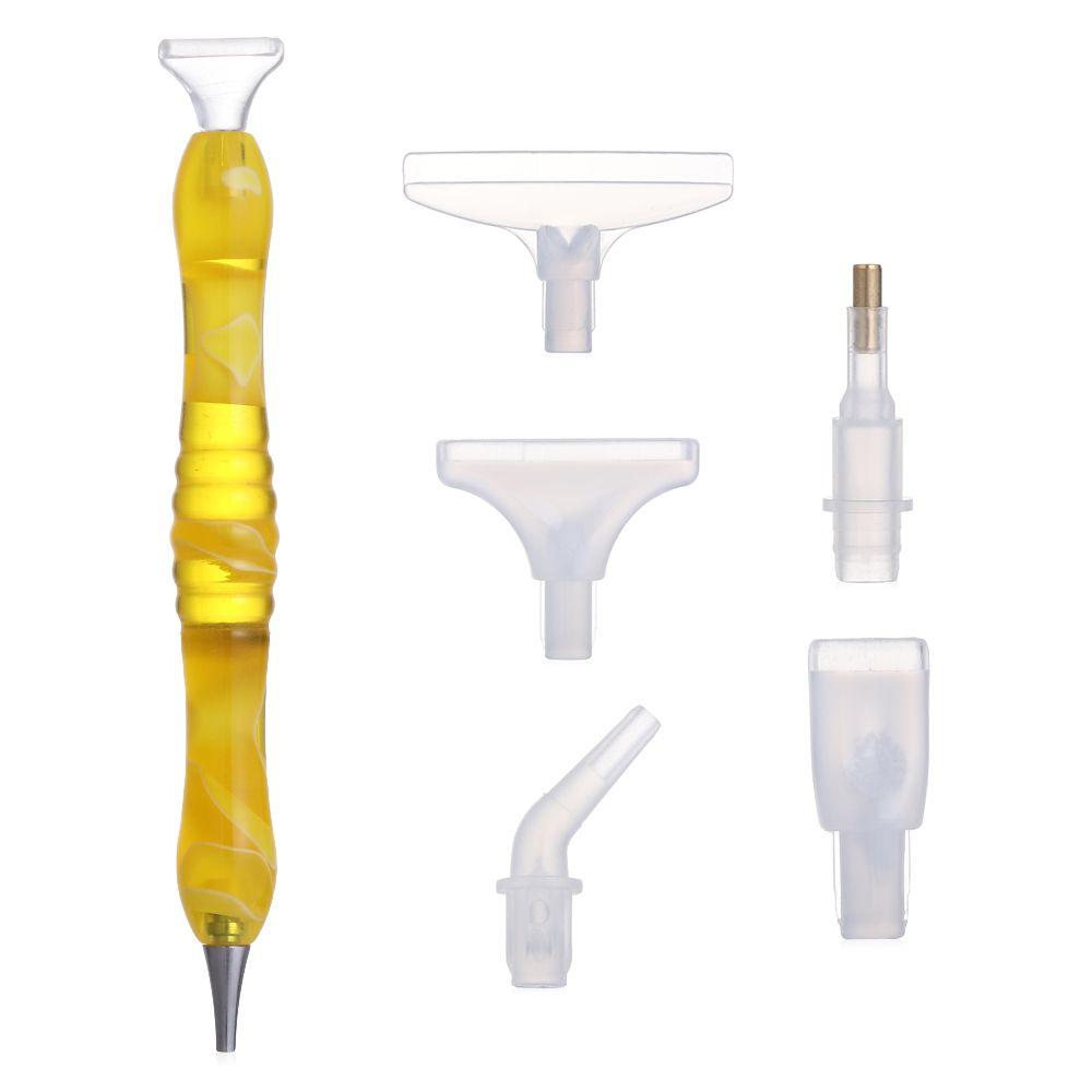 5D Resin Diamond Painting Pen Eco-friendly Alloy Replacement Pen Heads Resin Point Drill Pens Embroidery DIY Craft Nail Art