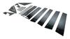BRIGHTZ Ultra Mirror Black Chrome Pillar Panel Covers for Toyota Premacy CW Series No Visor Required 10931 (20-Piece Set) (CWEAW/CWEFW) -
