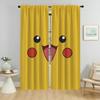 P-pokemones Шторы Детская комната Перегородка Тюль для спальни Гостиная Шторы Шторы для домашнего интерьера Шторы 2 шт Кухня