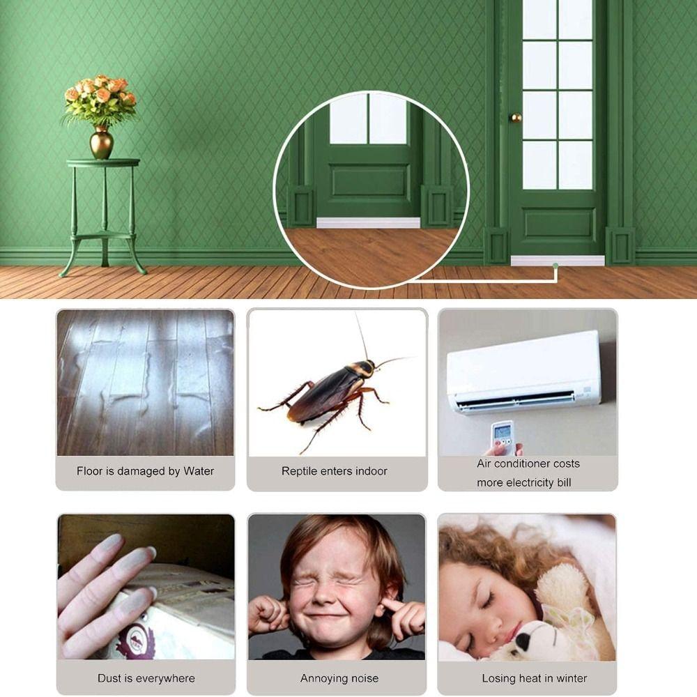 Noise Cold Door Draft Stopper Draft Guard Door Seal for Exterior & Interior Doors