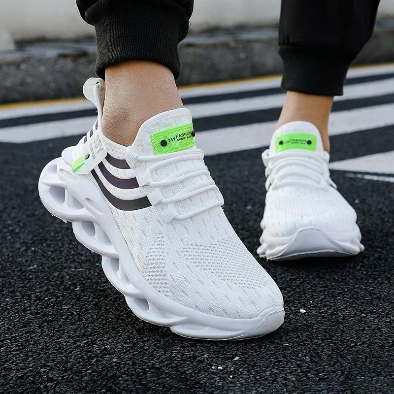 Women Shoes Slip Resistant Mesh Running Shoes Breathable Lightweight Cushioned Sole Sports Gym Training Comfortable Sneakers