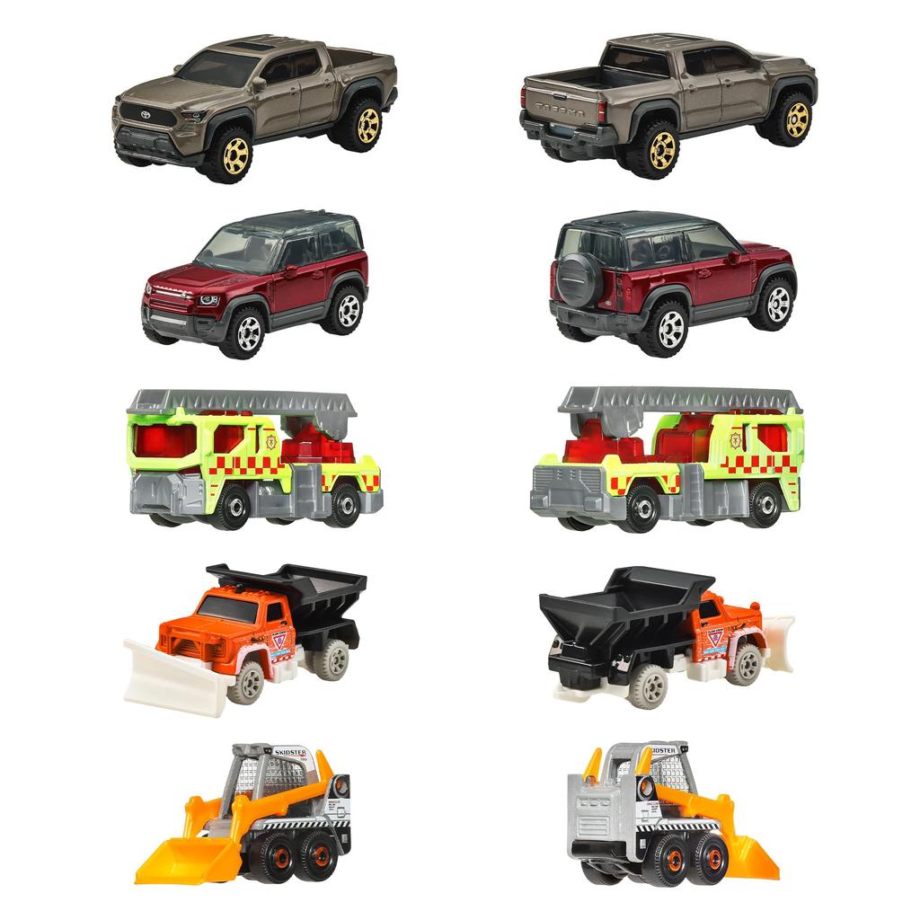 Matchbox Базовый Ассортимент Машин 24 Миниатюрных Транспортных Средства Возраст - (Бокс-сет) - 3+ - Многоцветный (30782-987F)