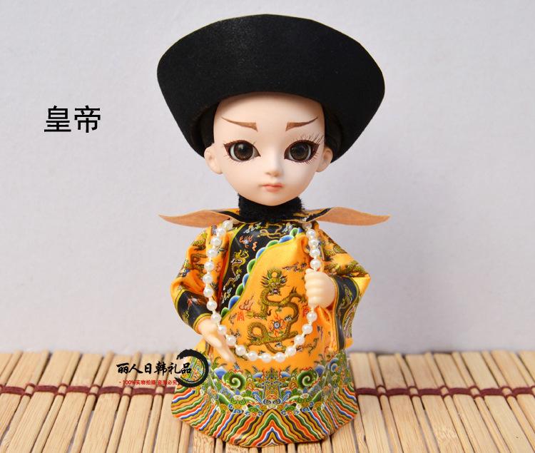 Beijing Tangrenfang Peking Opera Silk Doll, Chinese Traditional Folk Craft Figurine