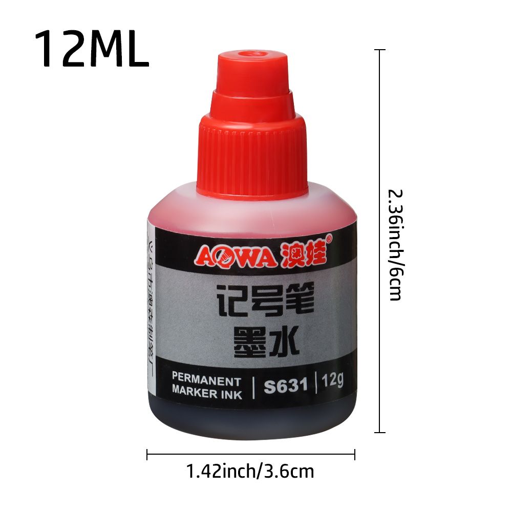 12 мл Канцелярские принадлежности Водостойкие масляные чернила Чернила для заправки Граффити Краска Маркер Чернила