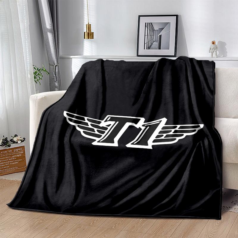 T1 Flannel Blanket Soft All-Season Throw, Design for Camping, Car Travel, Hiking Sofa, Bed, Office Perfect Gift for Parties