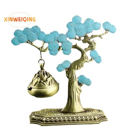 Украшения для курильниц, Добро пожаловать сосна, Китайский ароматизатор, Тонкая текстура, Прочный сплав, Ароматическая курильница