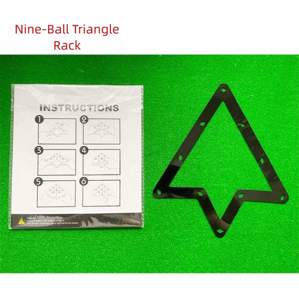 6pcs Plastic Pool Rack 10 Pcs Marker Dots Ball Holder Billiard Ball Rack  Pool Table