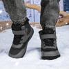 Модные широкие детские зимние сапоги-босоножки, теплые зимние ботинки для девочек, уличная ходьба, нескользящая детская обувь, кроссовки для девочек и мальчиков