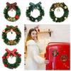 Креативные 3D Рождественские магнитные венки Ручной работы Рождественские венки Декор Рождественское украшение