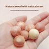 Round Ball Closet and Shoe Cabinet Natural Insect Repellent Anti-odor Anti-moth Sucking Moisture Moisture Logs Natural Incense Wood Ball