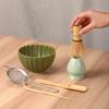 Набор для матча DiDiBirDi, набор для чайной церемонии из 6 предметов включает чашу для матча, подставку для венчика для матча, бамбуковую ложку для матча и традиционный бамбуковый часен (Чейзен)