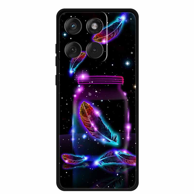 Чехол для телефона Motorola Edge 70 5G 2025 Задняя крышка Черный Силиконовый Мягкий Funda Para Для Motorola Moto X70 Air 5G Чехол Coque