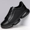 Autumn Sports Shoes Men's Shoes Breathable and Comfortable Men's Casual Leather Shoes Trendy Versatile Running Shoes Heightening Platform Shoes