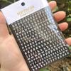 26 English Alphabet 3D Self-adhesive Nail Art Decal Sticker Word Small Letter Nail Tattoos Decal Stickers