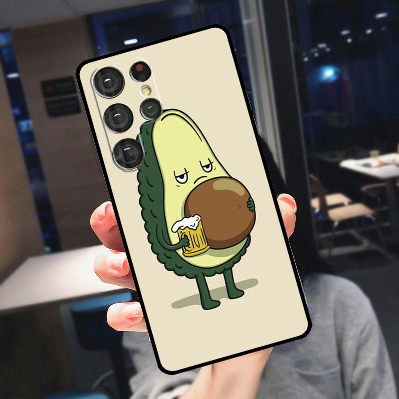 Милый Чехол Фрукты Авокадо Для Samsung Galaxy S24 Ultra S25 S22 S23 Plus S20 S21 FE S9 S10 S23 FE Чехол для Телефона