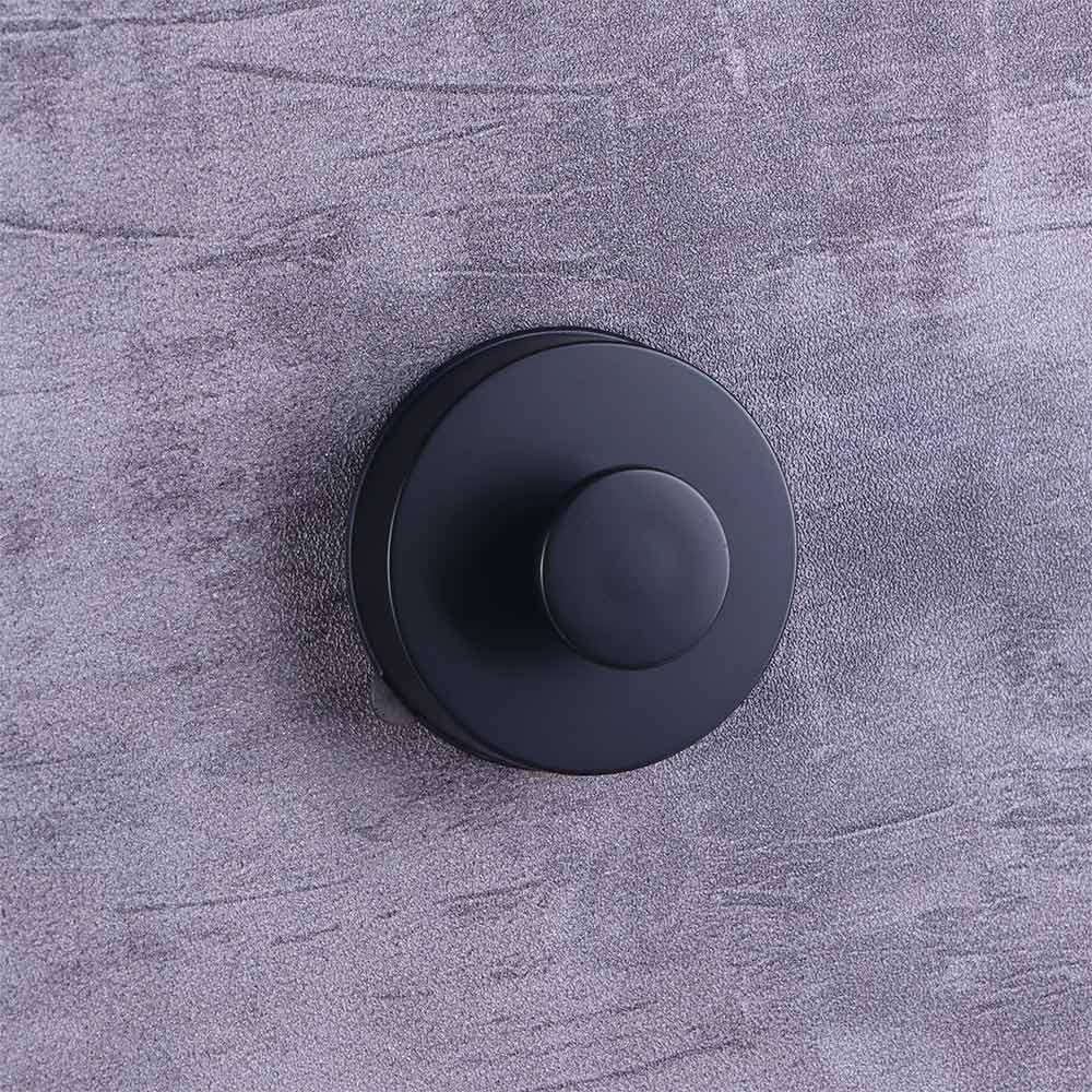 Punch-free Vacuum Seamless ABS Wall Hanger Clothes Hook Bathroom Organizer Suction Cup Hooks