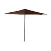 Parasol - Acier - Marron - Hauteur 250 Cm - Longueur 270 Cm - Protection UV
