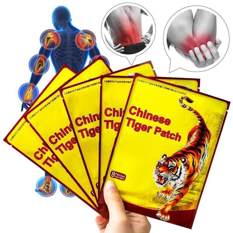 8/16/24/32/40/48 шт. китайский тигр обезболивающий пластырь для плеч, шеи, спины, коленного сустава, облегчение боли в мышцах, здравоохранение