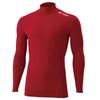 High Neck Long Sleeve Wine Red Size 2L T-Shirt, (037),