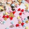 Heart Pattern Decoration Clothing Sewing Buckle DIY Doll Clothes Mini Buttons Metal Buckles