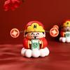 Cute God of Wealth Mascot Creative Car Ornaments Crafts God of Wealth Decoration Chinese New Year