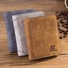 Men's Wallet Leather Billfold Slim Hipster Cowhide Credit Card/ID Holders Inserts Coin Purses Luxury Business Foldable Wallet