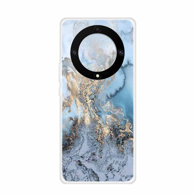 For Honor Magic 5 Lite 5G Cases 6.67" Marble Clear Soft TPU Silicone Back Covers for Huawei Honor Magic5 Lite Transparent Coque