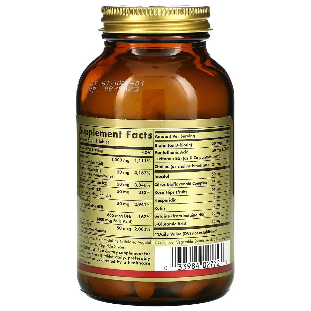 Ultimate B+C Complex, 90 Tablets