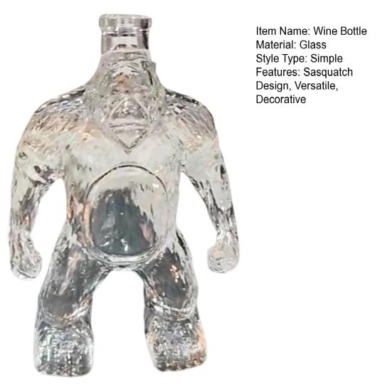 Графин для виски в форме Бигфута, забавная коллекционная емкость для вина, бар