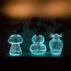 Exquisite Dreamlike Fluorescent Vase Glow-in-the-dark Transparent Mushroom Vase  Home Decor