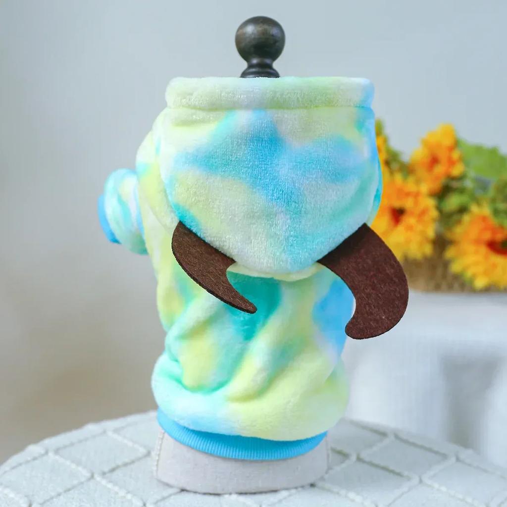 Зимний теплый комбинезон для собак, милая одежда с динозавром для маленьких собак, пальто для кошек, куртка для собак, зимняя теплая одежда, забавный костюм, одежда для домашних животных