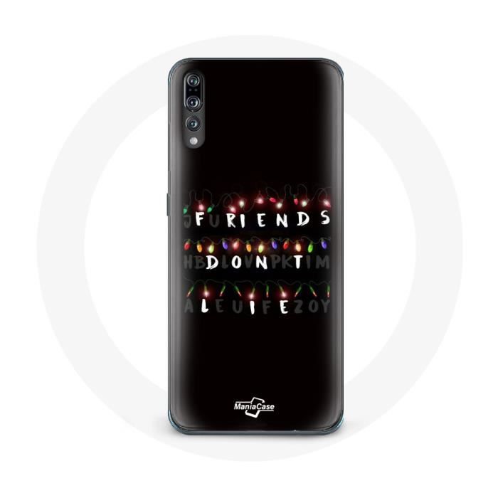 Coque pour Huawei P20 Pro Stranger Things Affiche Friends Don't Lie Joyeux noël
