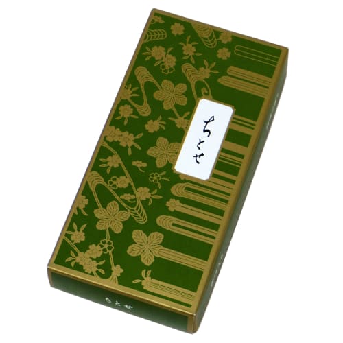 Kyukodo Chitose Incense Sticks, Paper Box, Loose Pack, Approx. 75g, 14cm
