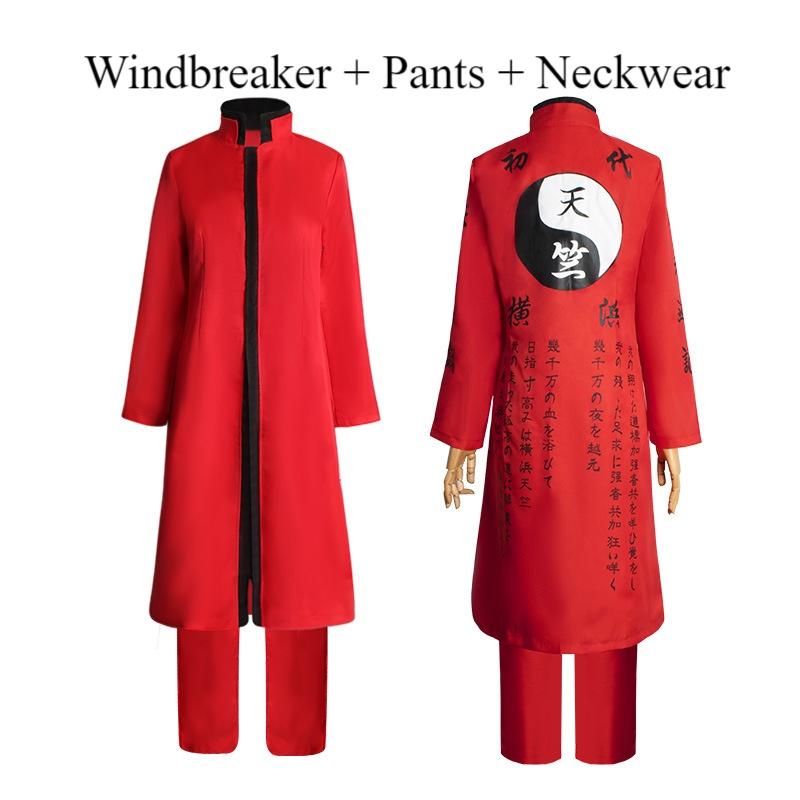 Токийские мстители Черная и красная вышивка Хэллоуин и Рождество Сценический косплей