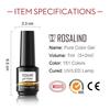 ROSALIND 7ml Soak Off Гель-лак яркий для дизайна ногтей LED / УФ-лампа